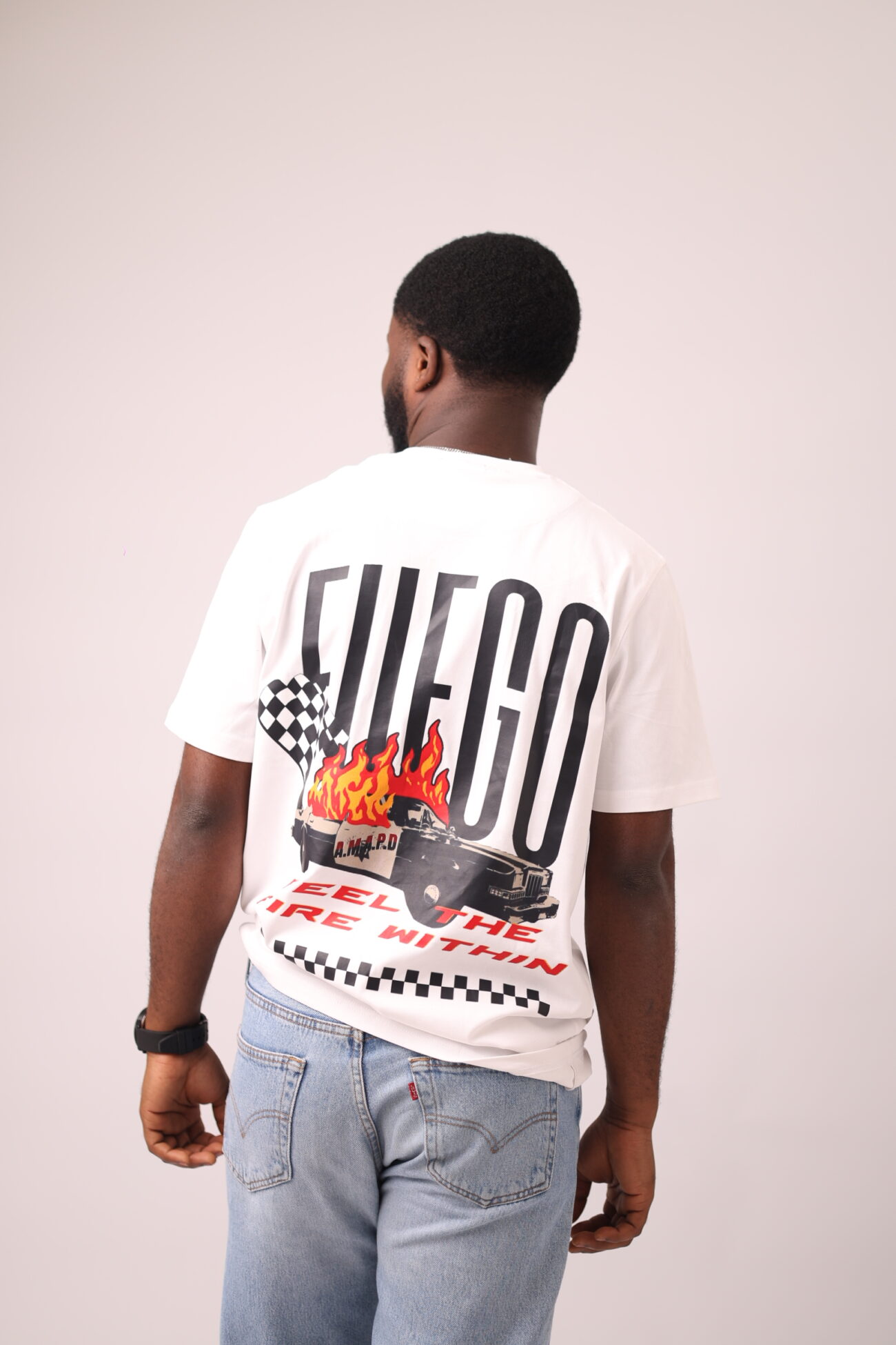 Fuego A.M.A.P.D T-Shirt, White - Image 2