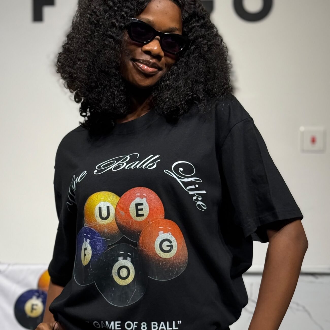 8-BALL T SHIRT (BLACK) - Image 3
